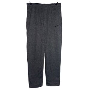 Nike Dri Fit Standard Fit Fleece Lined Gray Jogger Mens SzL‎ Athleisure Training